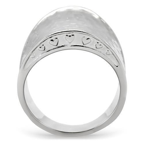 New! Hammered Stainless Steel Ring - Rebel Stones