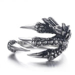 Silver "Dragon Claw" Ring - Rebel Stones