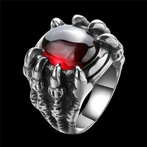 'Ruby Claw' Ring - Rebel Stones